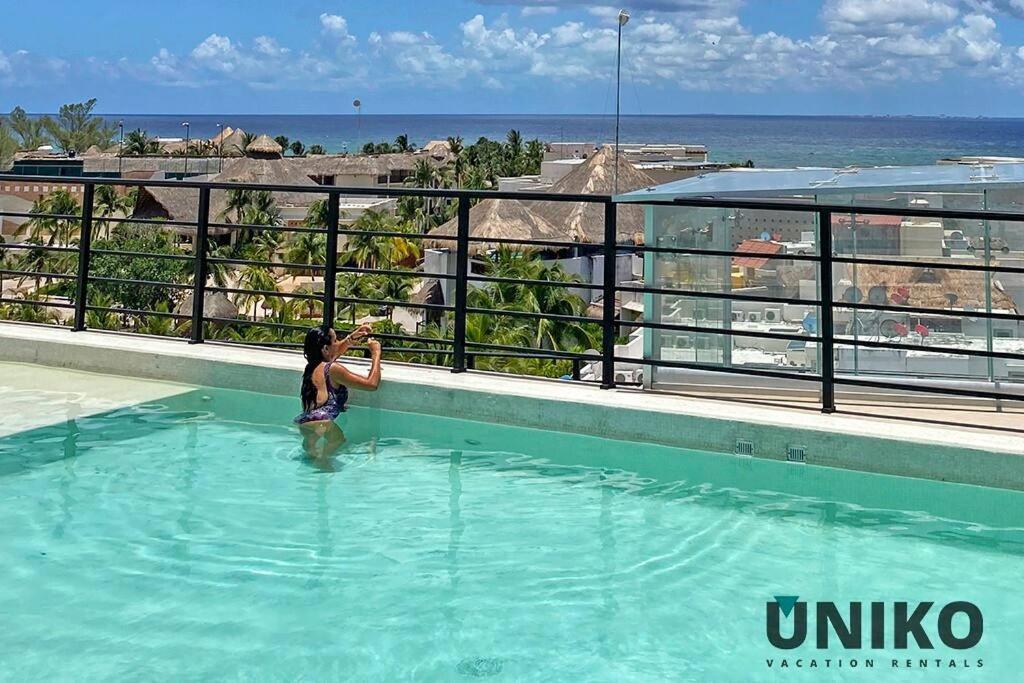1 Block To The Beach 2Br 6Pax Rooftop Pool King Bed Playa del Carmen Kültér fotó