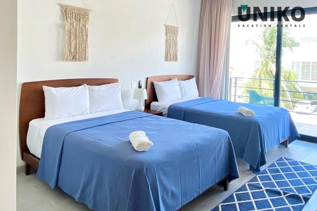 1 Block To The Beach 2Br 6Pax Rooftop Pool King Bed Playa del Carmen Kültér fotó