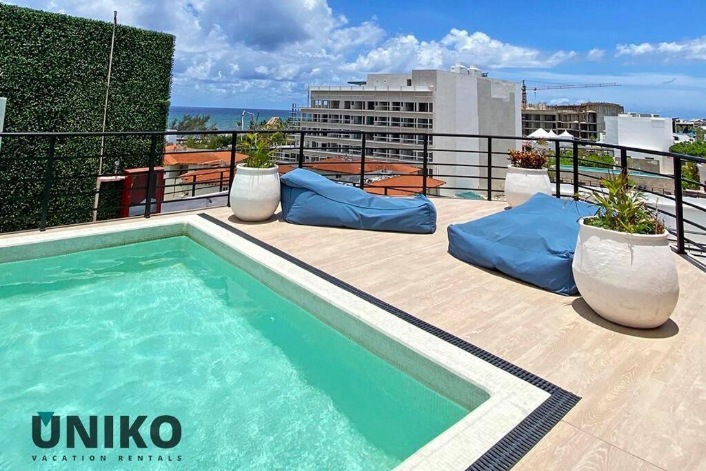 1 Block To The Beach 2Br 6Pax Rooftop Pool King Bed Playa del Carmen Kültér fotó