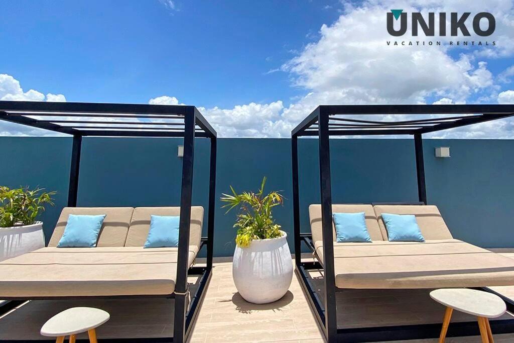 1 Block To The Beach 2Br 6Pax Rooftop Pool King Bed Playa del Carmen Kültér fotó