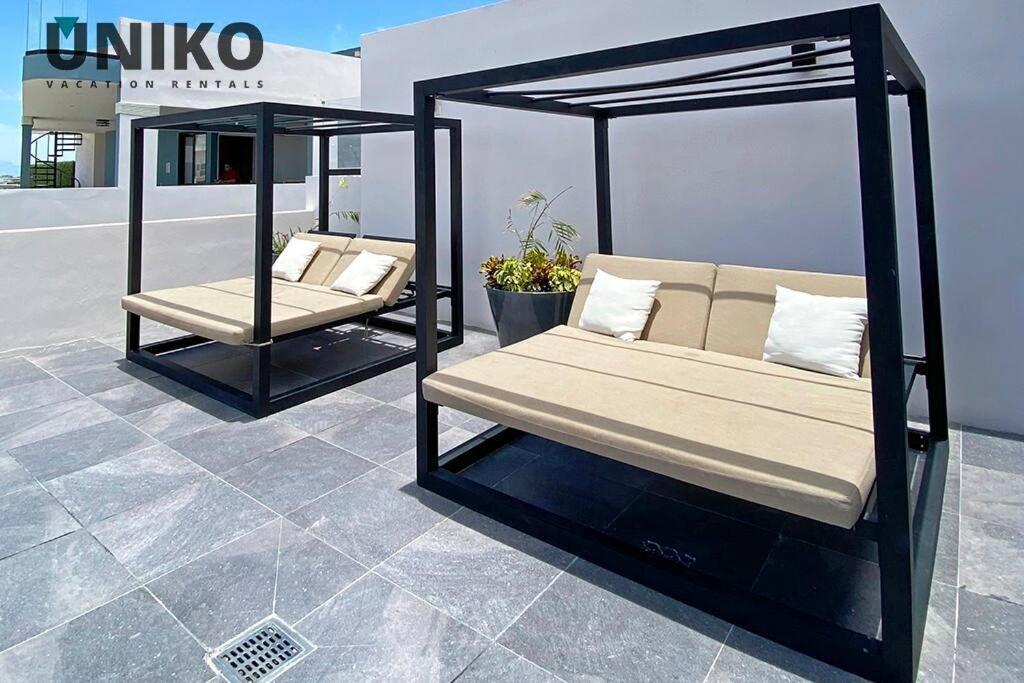 1 Block To The Beach 2Br 6Pax Rooftop Pool King Bed Playa del Carmen Kültér fotó