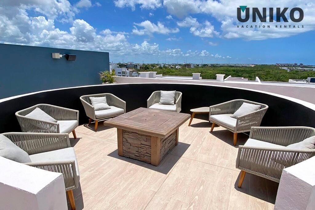 1 Block To The Beach 2Br 6Pax Rooftop Pool King Bed Playa del Carmen Kültér fotó